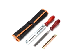 Kit de Limas para Motosserra com Medidor de Profundidade e Guia Primerox