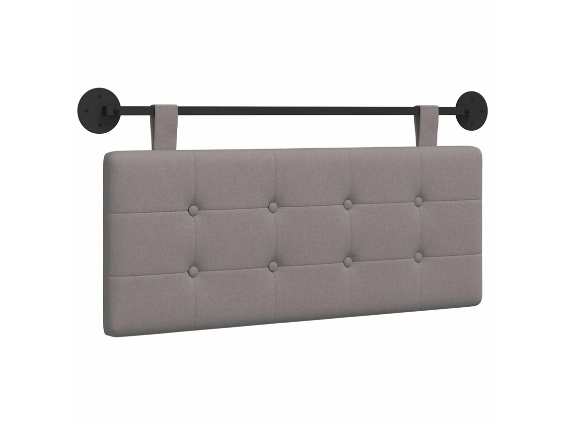 Conjunto 1 Cabeceira De Quarto Vidaxl Castanho-acinzentado Tecido (110 X 55 X 5 Cm)