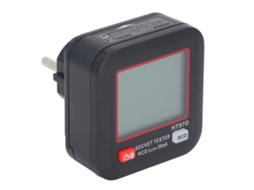 Probador De Tomadas Lcd Com Teste Rcd E Detector De Polaridade De Receptáculos