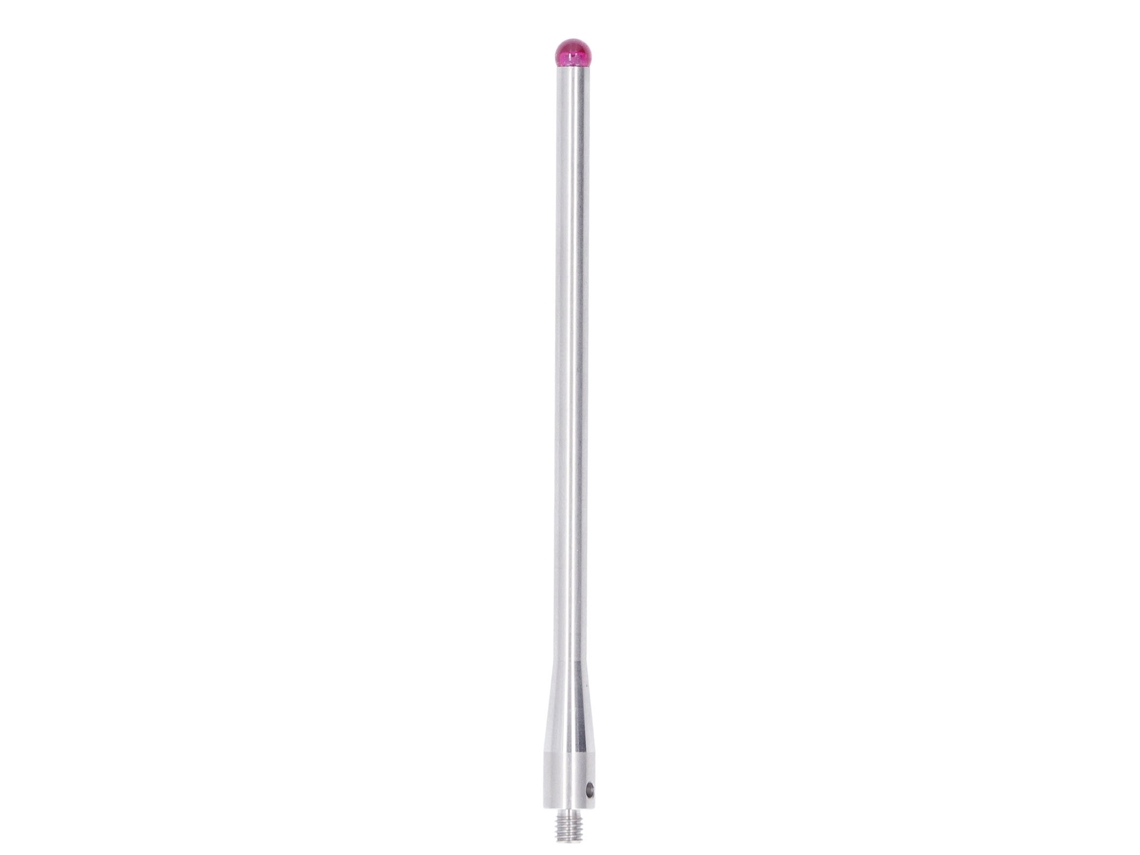 Sonda Tática Cmm Com Ponta De Bola Rubina 5,0 Mm, Fio M4, Vástago De Aço Inoxidável, 100 Mm De Comprimento A‑5000‑7522