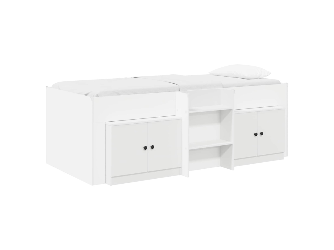 Cama Loft com Armário Porta 3 Pcs Branca MAISON EXCLUSIVE