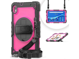 Capa Protetora Colorida À Prova De Choque Para Tablet Lenovo Tab M10 Hd Tb-x306x Em Silicone + Pc Com Suporte, Alça De Ombro E Alça De Mão.