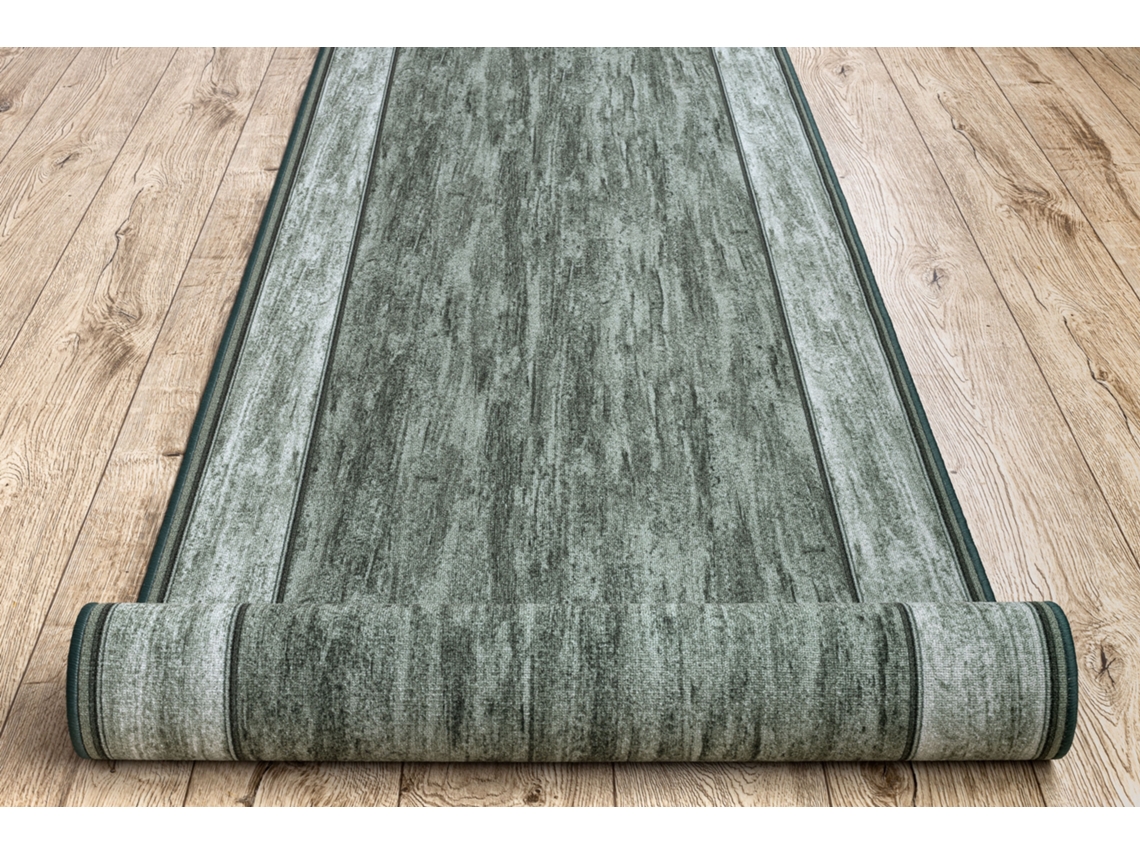 Pasadeiras Antiderrapante DYWANY LUSZCZOW (80 x 790 cm - Poliamida - Verde)