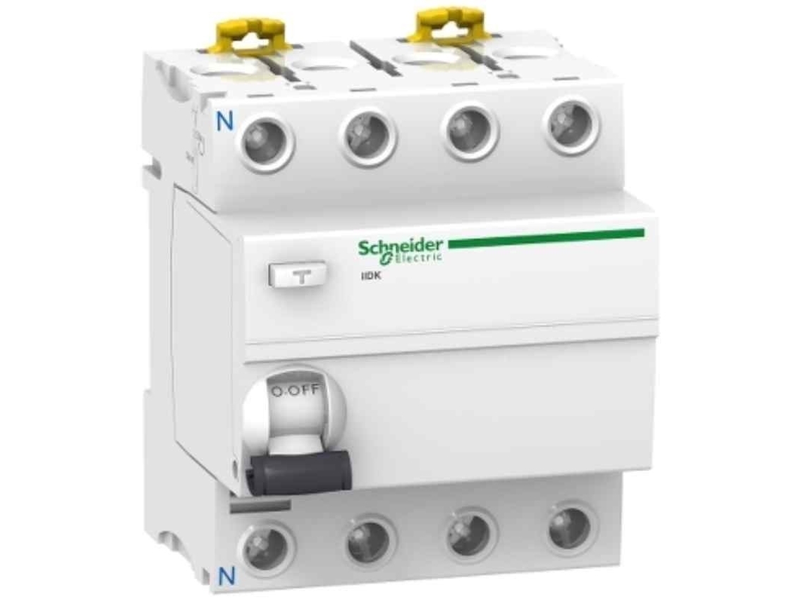 Chave Diferencial SCHNEIDER Id-K 4P 25A 300Ma A9Z06425