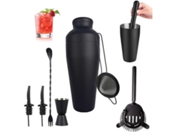 Kit de Barman para Coquet Is e Bebidas Mistas Colher Mistura em a o Inoxid Vel Acess Rios Bar Coqueteleira Preparar Casa VAYOTOY