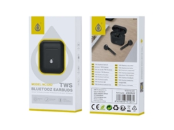 Auriculares Sem Fio Tws ONE PLUS Bluetooth Preto