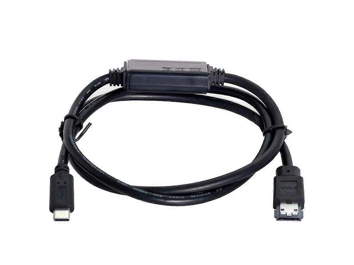 Cabo Esata Para Usb C, Usb Tipo C Macho Host Para Esata/esatap Hdd Para Laptop/pc Aquaforge