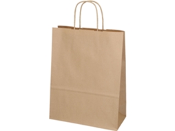 Saco De Papel Marrom 24x11x31cm Aquaforge