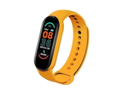 Smartwatch M7 com tela colorida de 0,96 polegadas, monitora frequência cardíaca e pressão arterial. Ly Ebike