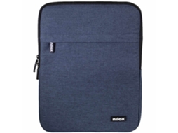 Capa Para Laptop De 13,3" Azul, Acolchoada E Resistente A Impactos.