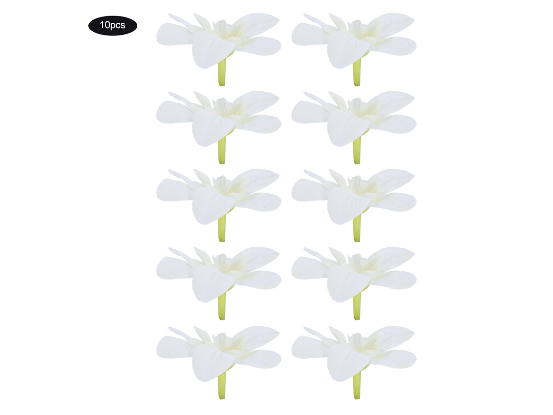 Flores Falsas Orquídea Laxiscreed Branco Leite Para Decoração Elegante E Duradoura