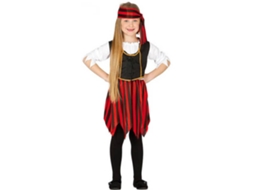 Fato de Menina DISFRAZZES Pirata Corsaria (Tam: 7 a 9 anos)