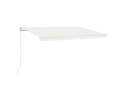 Toldo Retrátil Manual 450x350 Cm Cor Creme MAISON EXCLUSIVE