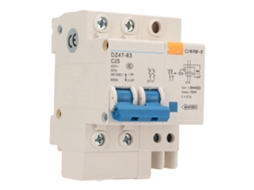 Disjuntor Miniatura 2p 25a 6000a Pa66 Carcassa Modular Para Trilho Din 400v
