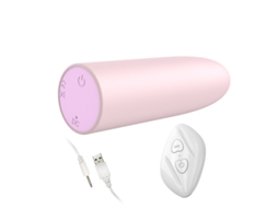 Vibrador Bala Recarregvel De Controle Remoto Sem Fio De 10 Frequncias Para Mulheres (rosa) Yizhood
