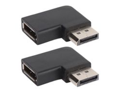 2026zentro-extensor Displayport 2pcs 7680x4320 Resolução Estável Conector Dp Leve Compacto