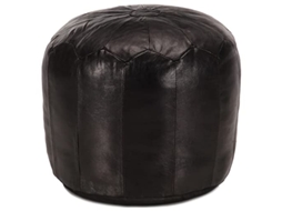 Pouffe, Pouffes Vidaxl Preto Couro (n/a)
