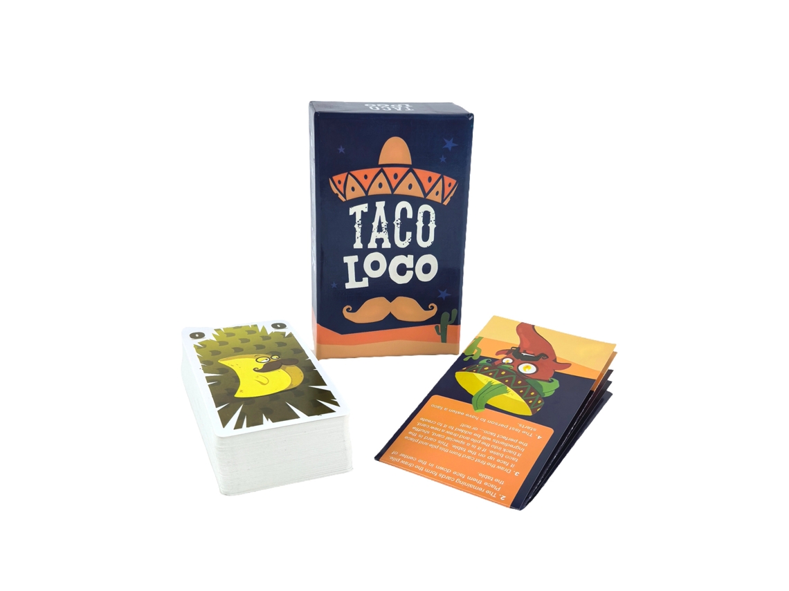 Tacoloco Jogo De Tabuleiro De Estratégia Crazy Taco Para 2 A 5 Jogadores, Jogo De Cartas Casual Para Festas (versão Em Inglês)