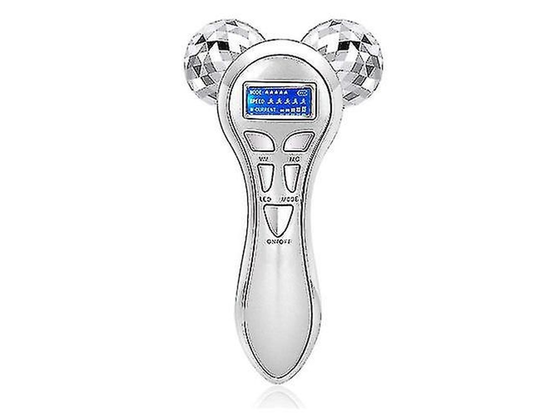 Instrumento De Beleza De Rolo 4d, Vibração De Micro-corrente Eleva E Aperta(branco)