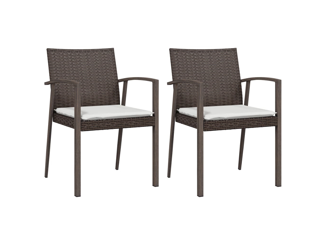 Garden Chair, Garden Chairs Vidaxl Marrom Rattan / Vime (n/a)