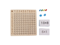 Mali jogo de Tabuleiro de Multiplicação em Mogno para Crianças Brinquedo Educativo Infantil de Ensino Pré escolar