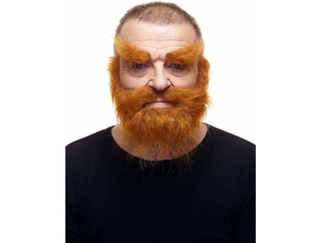 Barba VIVING Média (Ruiva - Com Sobrancelhas)