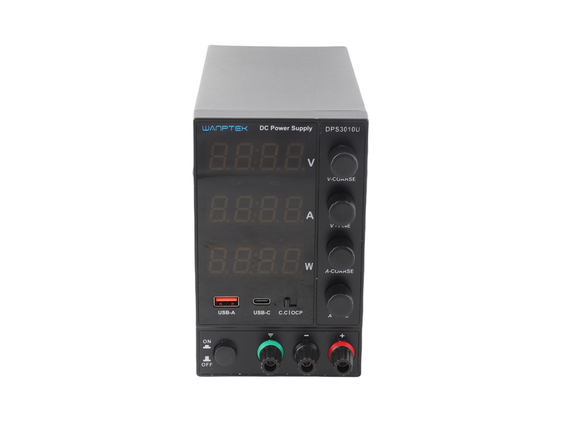 Fonte De Alimentação Dc Wanptek Dps3010u: 0-30v, 0-10a, 300w, Ajustável Com Display De 4 Dígitos Led