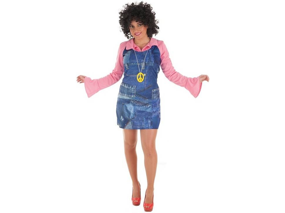 Fato de Mulher TOPDISFARCES Mulher Hippie (Tam: M)