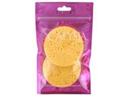 Conjunto de 2 esponjas vegetais redondas CALYSIA