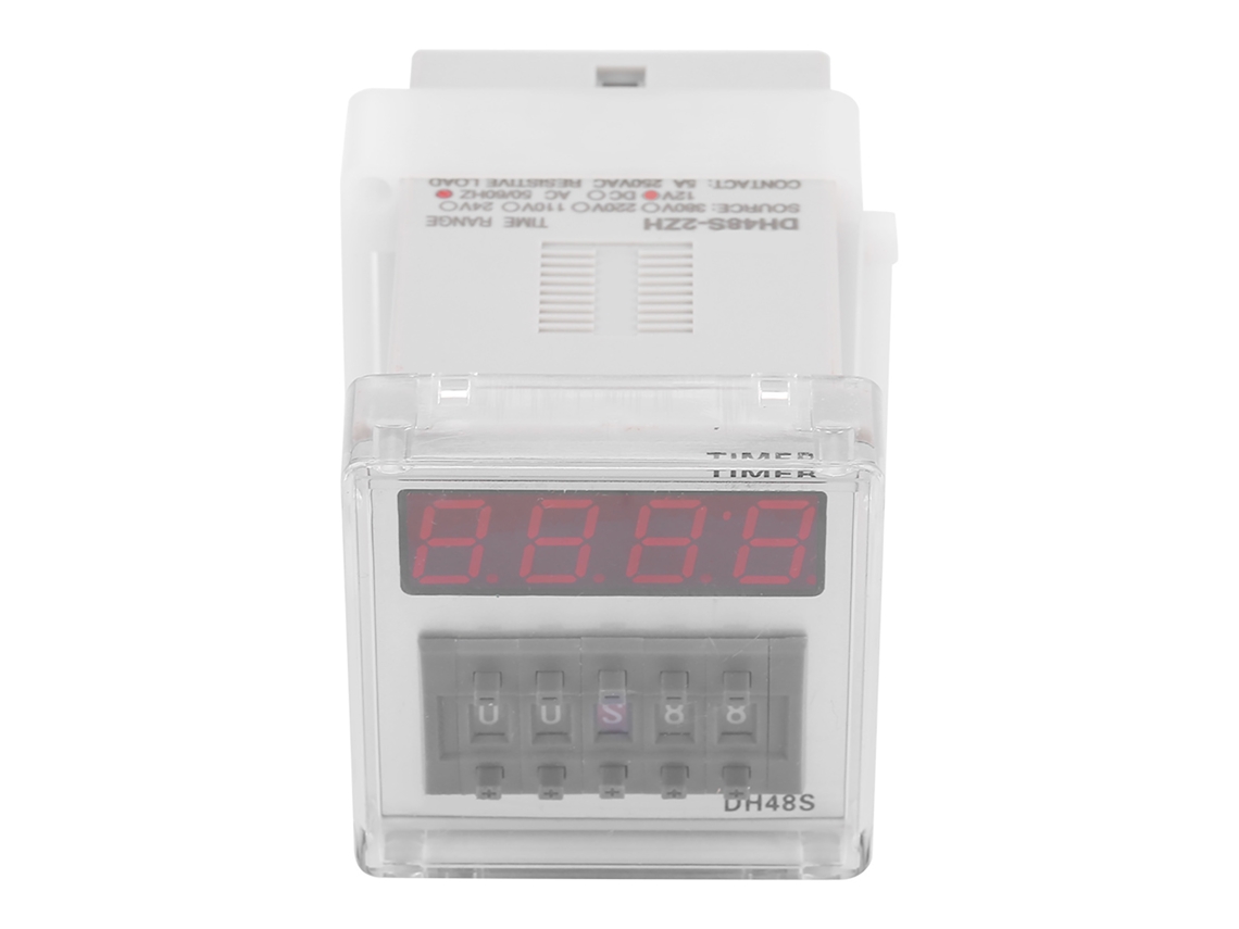 Relé Temporizador Digital Laxiscreed Dh48s-2zh Com Led, Delay De 0,01s A 99h99m, 8 Pinos Dpdt