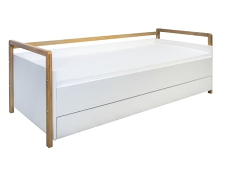 Sofá 180 X 80 Cm Kocot Kids Com Gaveta E Colchão Victor White