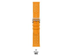 Pulseira Esportiva De Malha Para Apple Watch S9 10-ultra, Estilo Hermès, Fivela De Pino Respirável, Laranja, 38 40 41 42mm