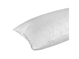 Almofada De Dormir Homescapes Duck Feather Euro Continental Algodão Branco (40x80cm)