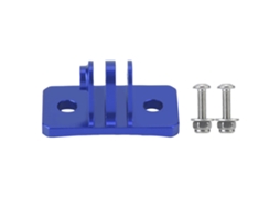 Skydiving Helmet Fixed Mount Holder Adapter For Gopro 7 6 5 4 Action Cameras LAXISCREED (blue)