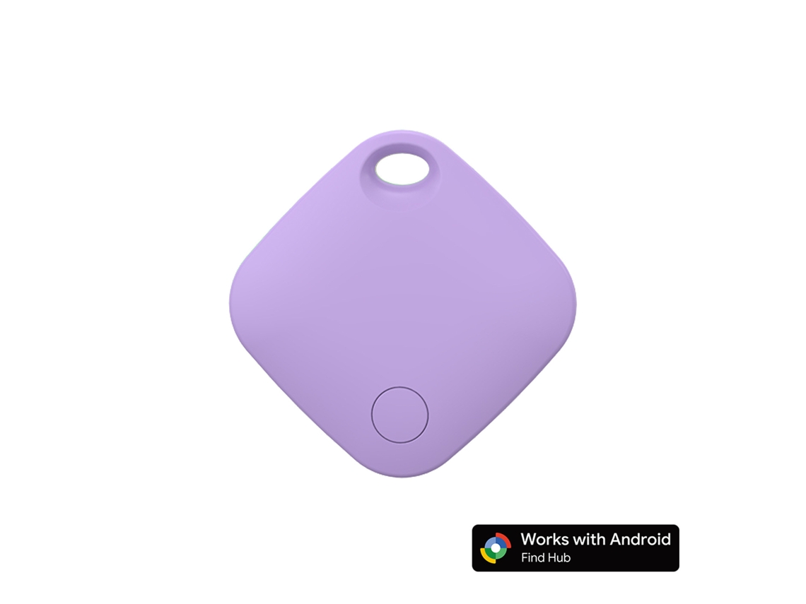 Mini Tracker Anti-perda Dispositivo Henten Home Para Android Find Hub Roxo
