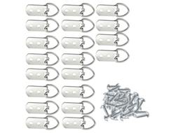 Kit Com 20 Peças Para Pendurar Quadros, Suportes De Aço Inoxidável Molduras, Ganchos Espelhos, Parede Variados Quadros. -aquaforge