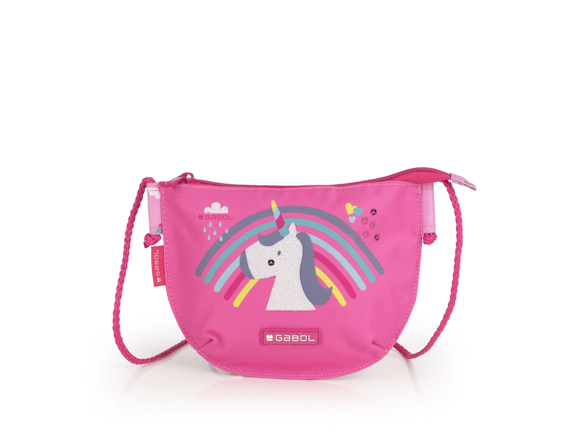 Mala Infantil GABOL Rainbow com Unicórnio e Resistente À Água