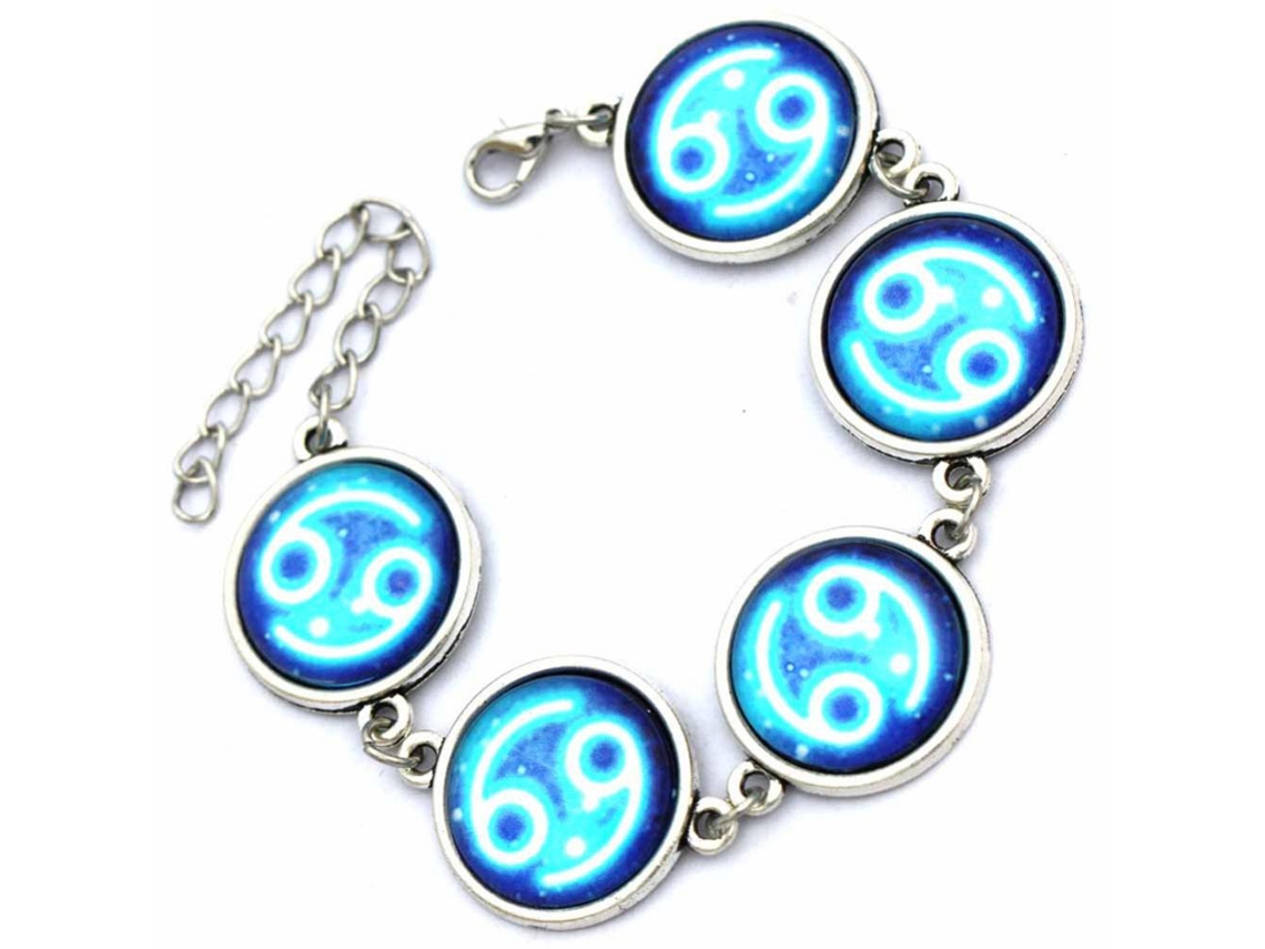 Pulseira De Liga Ajustável Com 12 Constelações