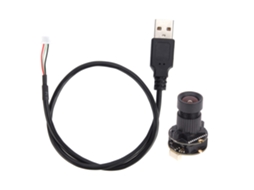 Módulo de câmera USB com chip sensor OTG Mi5100, placa redonda de 2592x1944 pixels e 77° de diâmetro (22 mm).