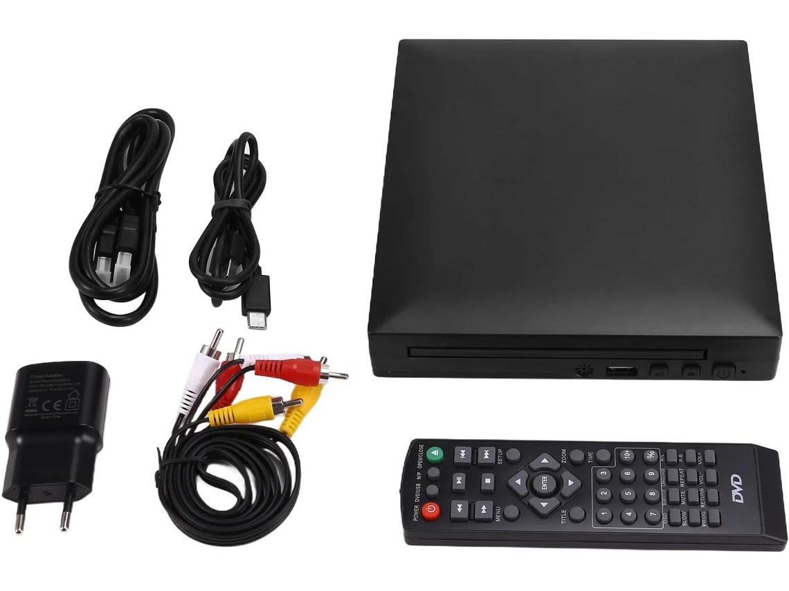 Mini Leitor de Dvd de Alta Definição, Multimídia Digital, Cd Doméstico, Vcd, SFUSHOS