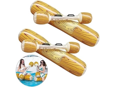 Brinquedo De Bóia Flutuador De Piscina Inflável Jogos Aquáticos Com Barco Amarelo Cilíndrico Adulto Kakoo