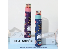 Conjunto De Lápis De Cor Pré-apontados (12 Cores), Cores Vibrantes E Suaves, De Longa Duração E Resistentes Ao Desbotamento.