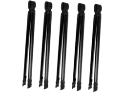 Pinça Para Fogo De 5 Peças Com Cabos Alongados, Pinça Para Churrasco, Utensílio Para Lareira E Uso Externo, Anti