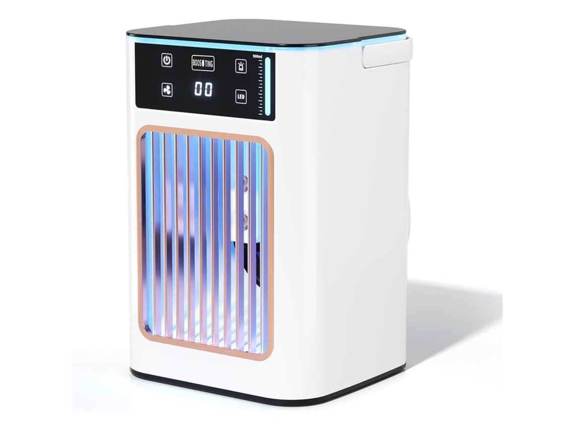 Névoa Dupla 900ml 4 Vel 7 Cores Led