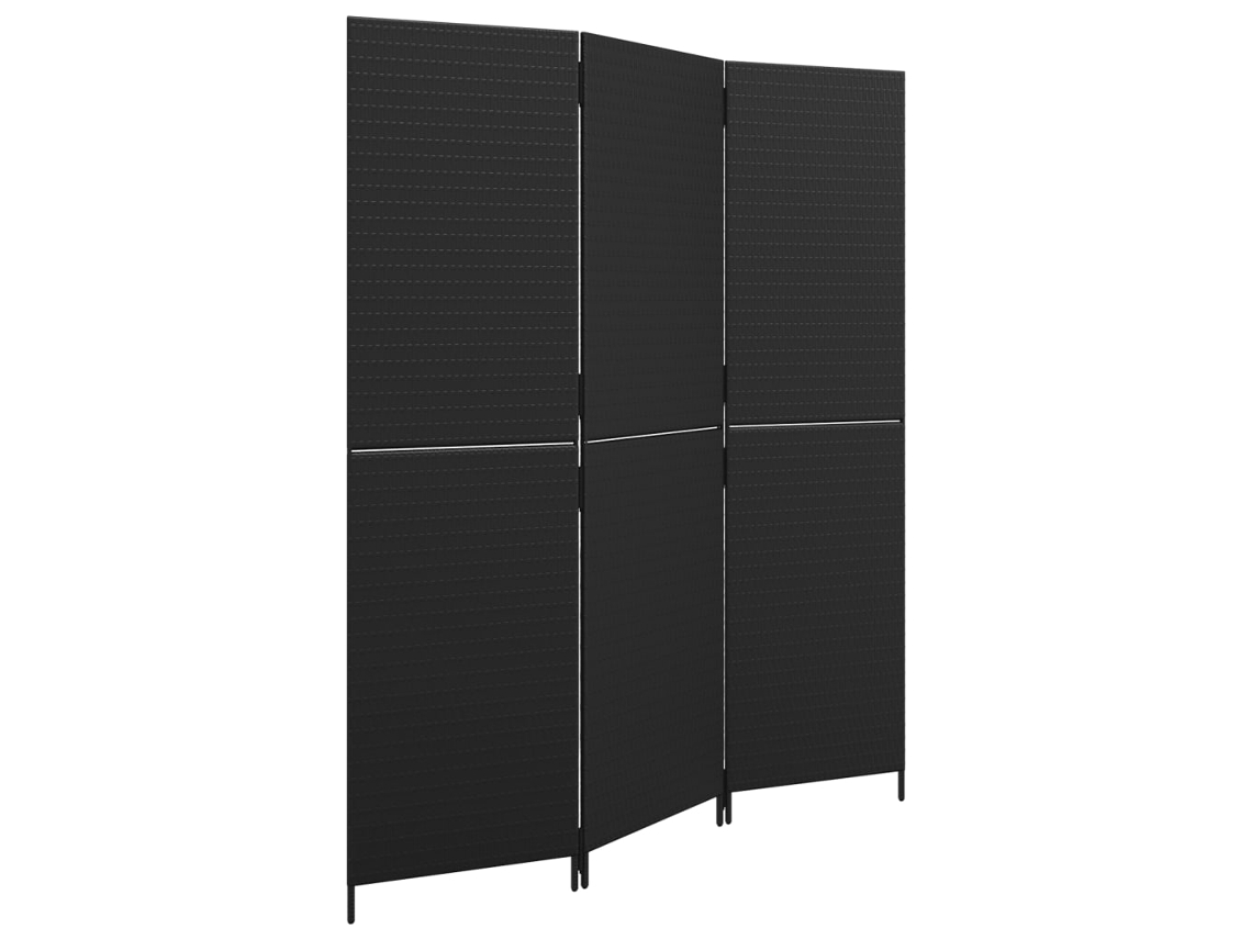 Room Divider, Room Dividers Vidaxl Preto Rattan / Vime (147 X 180 Cm)