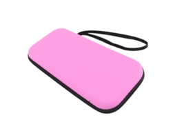 Capa Rigida Eva LAXISCREED para Switch 2 2025 com 12 Slots Rosa