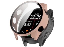 Capa para Garmin Forerunner 970 Película Temperada Rosa GERTIZ