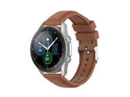 Bracelete Para Samsung Galaxy Watch 3 (41mm) / Active2 / Active / Gear Sport - Silicone (20mm) - Marrom