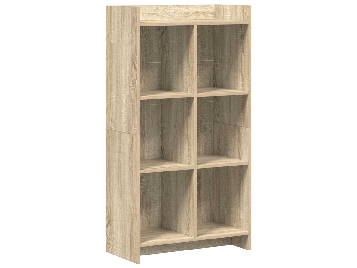 Vidaxl Estante Carvalho Sonoma 59 X 30 X 111 Cm Derivados De Madeira