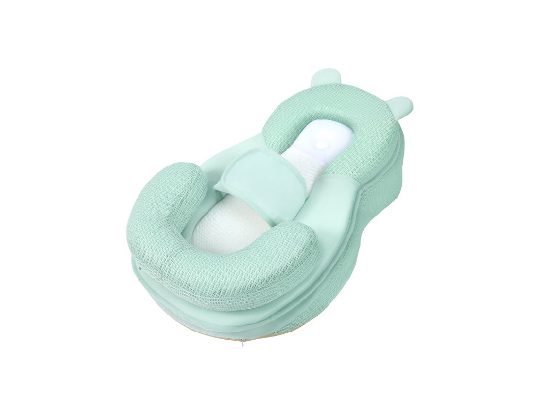 Almofada De Amamentação Com 3 Ângulos Ajustáveis (0°/15°/30°) E Rede 3d - Verde - Eifson